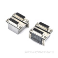 DVI Dualport Connector Female Right-Angle DIP